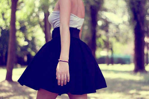 black and white, cute and dress