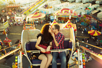 carnival,  couple and  cute