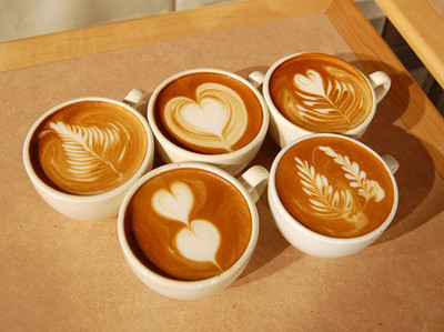 café, bonito, coração, fotografia