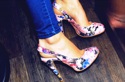 cute,  floral and  heels