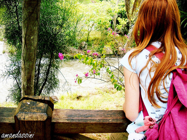 girl, nature and photo