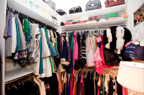 bags, closet and clothes