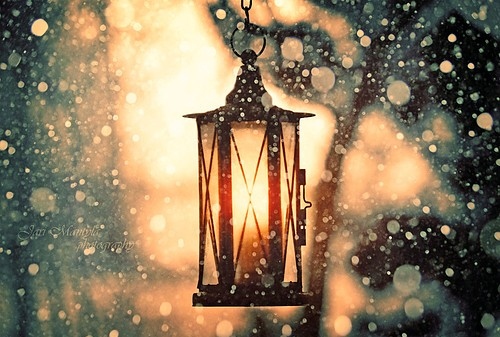 cold, december and lantern