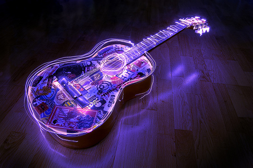color, guitar and lights