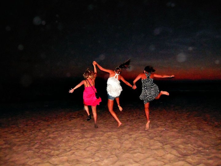 friends forever, happyness and jump