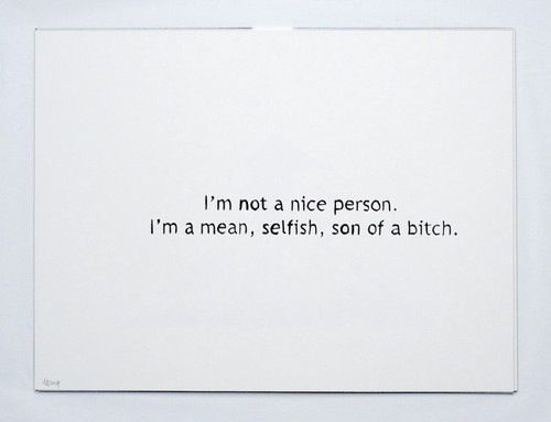 nice, not and person