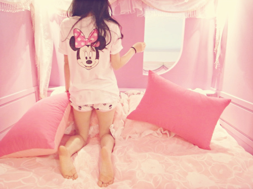 bedroom, cute and girl