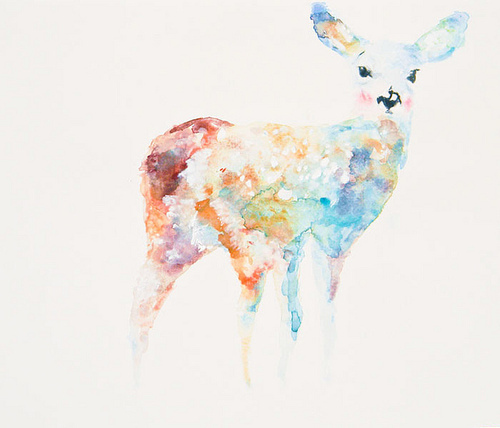 colourful, cute and deer