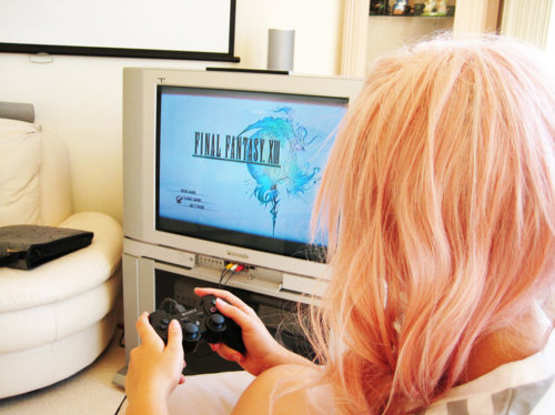 cosplay, final fantasy and pink