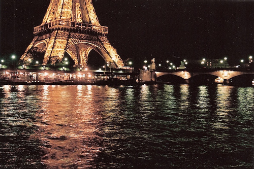 eiffel, france and lights