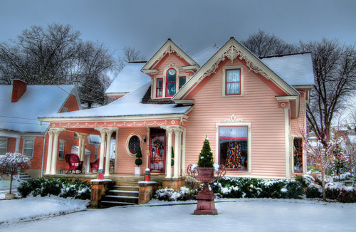 house, pink and pretty