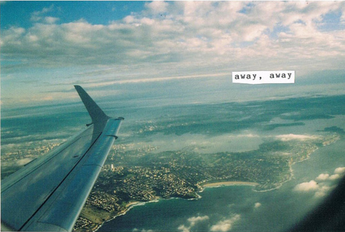 away, fly and happiness