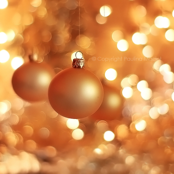 ball, christmas and gold