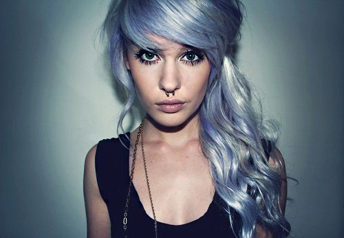 beauty, blue hair and livewithoutregretxx
