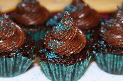 chocolate,  cupcakes and  glitter