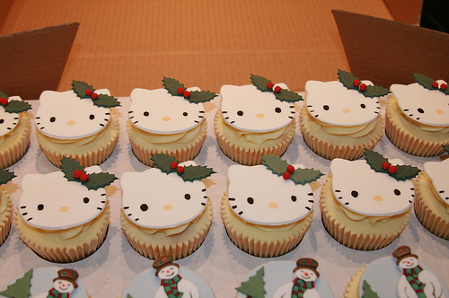 christmas, cupcakes and cute