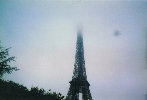 cold, eiffel tower and france