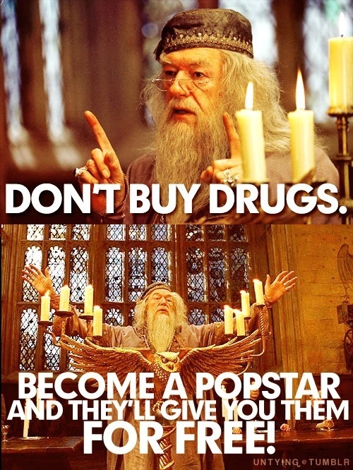 drugs, dumbledore and free drugs