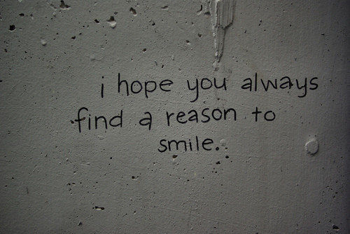 hope, smile and typography