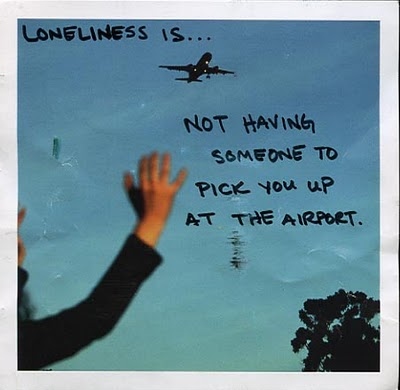 airport, loneliness and postsecret