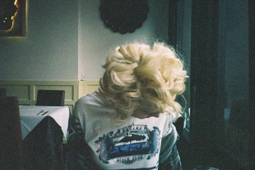 blonde, curls and film