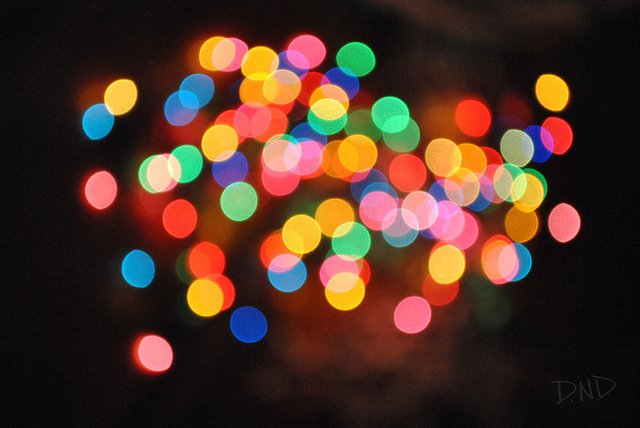 bokeh, christmas and christmas lights