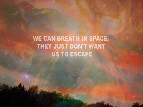 earth, escape and galaxy