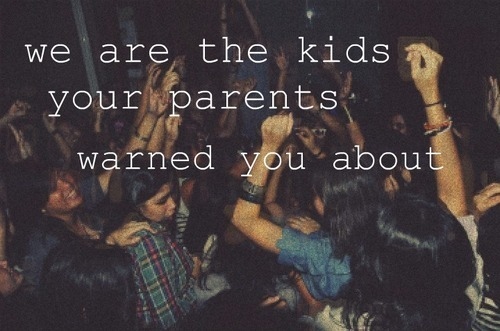 kids, parents and party