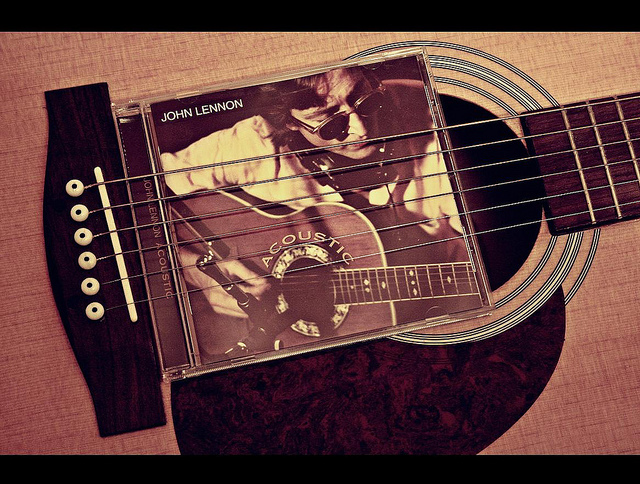 acoustic, guitar and john