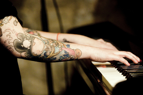 arm hand music piano tattoo Added Jul 28 2011 Image size 500x332px 