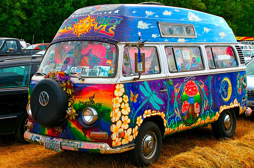 cute hippie vans