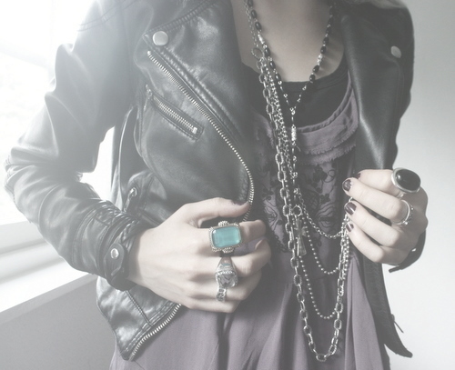 girl, jacket and nails