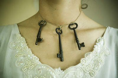 jewelry,  keys and  necklace