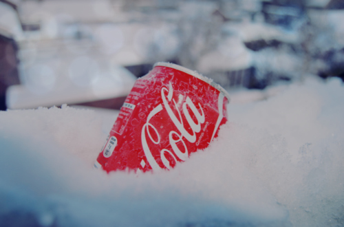 coca cola, cold and cool