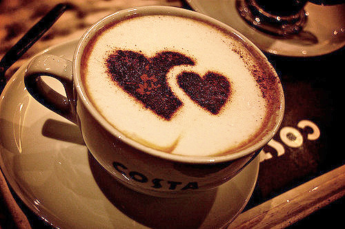 coffee, cup, cute, heart, love  image 116202 on Favim.com
