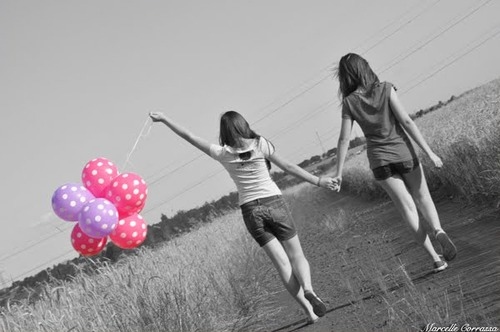 balloon, bff and black and white