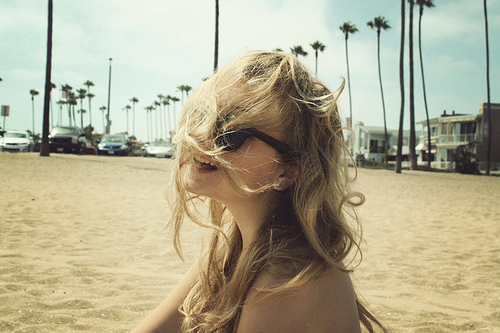 beach, beautiful and blonde