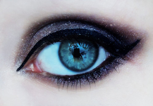 beautiful, eye and eyeliner
