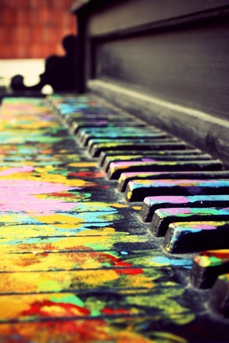 beautiful, keys and music