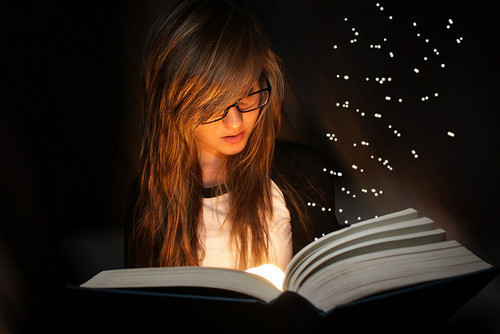 book, cute and girl