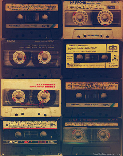 cassette, music and old