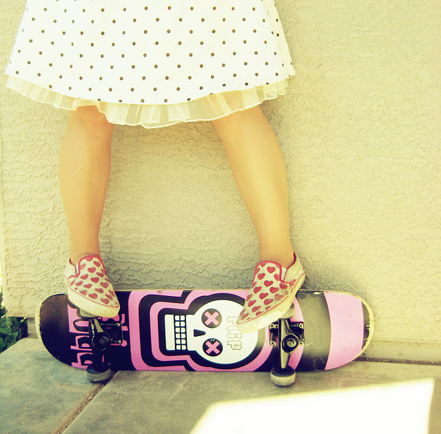 dress, girl and skate