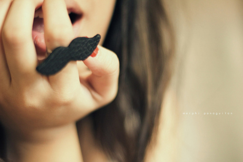 girl, moustache and mustache