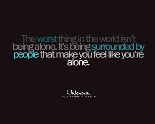 alone, feeling and loneliness
