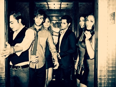 blake lively,  chace crawford and  ed westwick