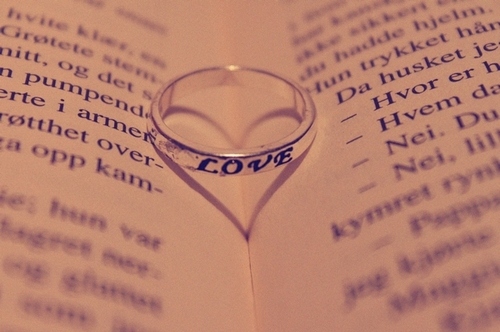 book, books and heart