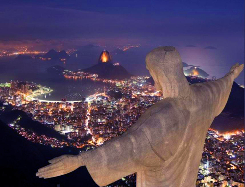 brazil, christ and cidade maravilhosa