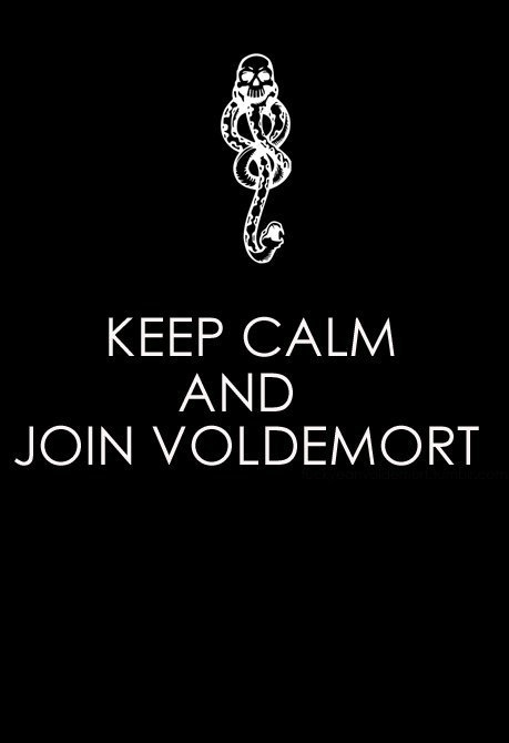 harry potter, keep calm and lord voldemort