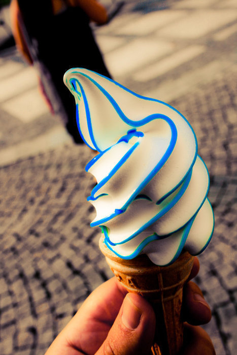 amazing, blue and ice-cream