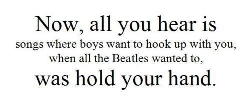 beatles,  hold your hand and  lyrics